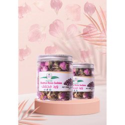 Boutons de roses séchées